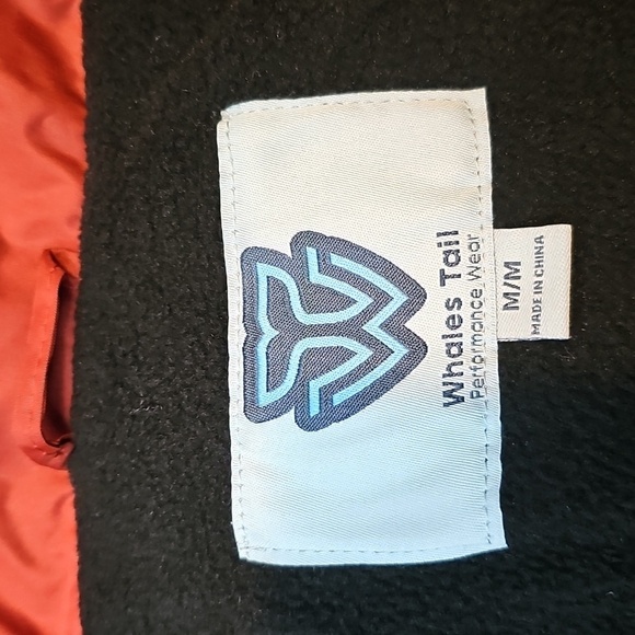 NWT Whales Tail Performance Outerwear Girls Burnt Orange Hooded Puffer Jacket M - Picture 3 of 7